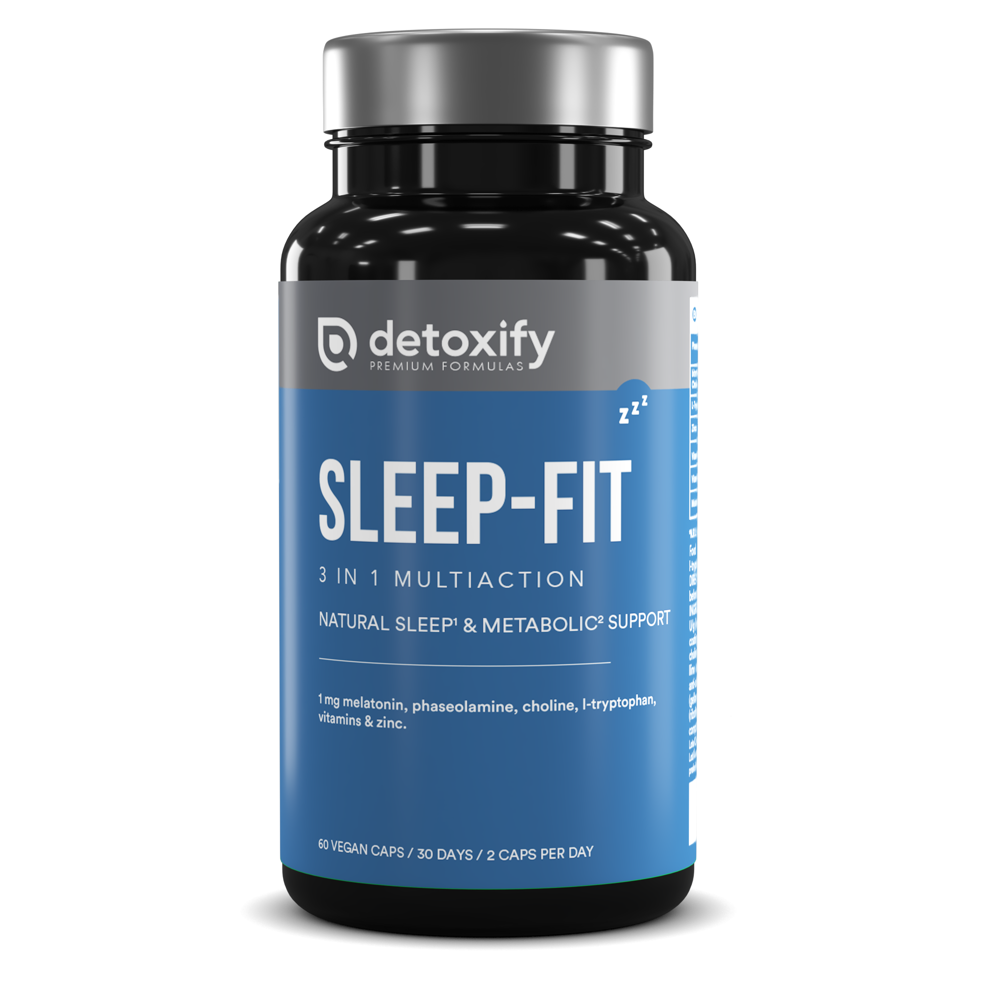 Detoxify® Sleep-Fit | Contribuye a Disminuir el Tiempo Hasta Dormirse y Ayuda a Disminuir la Absorción de Carbohidratos | 45 Días de Tratamiento